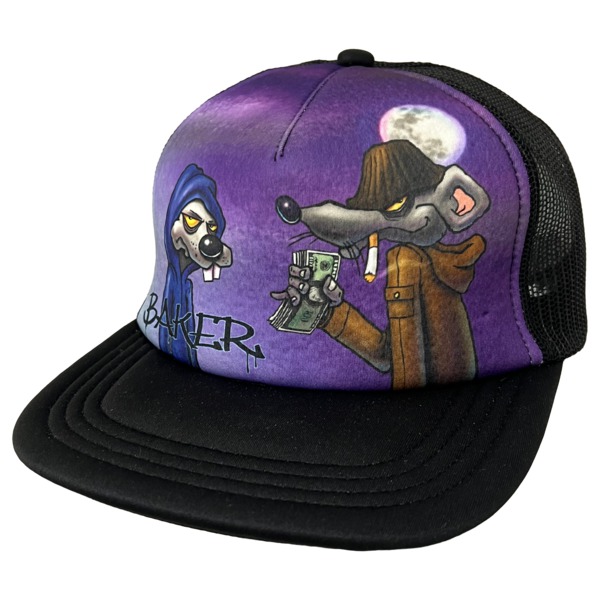 Baker Skateboards Katch1 Black Trucker Hat - Adjustable