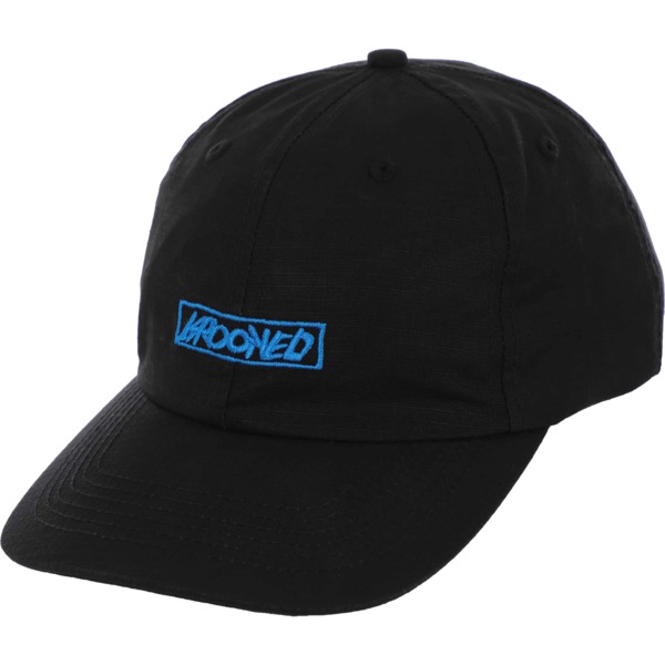 Krooked Skateboards Moonsmile Script Black / Blue Hat - Adjustable