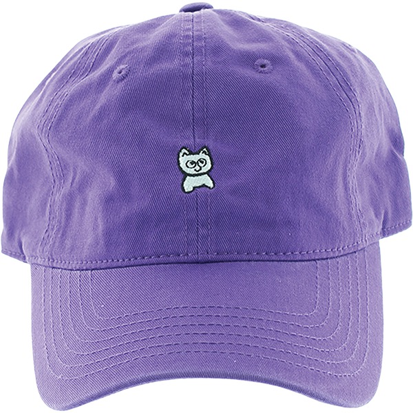 Meow Skateboards Mini Cat Purple Unstructured Hat - Adjustable Meow Skateboards Mini Cat Purple Unstructured Hat - Adjustable