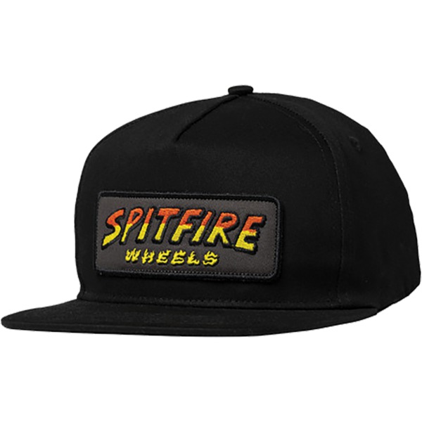 Spitfire Wheels Hell Hounds Script Patch Black Hat - Adjustable