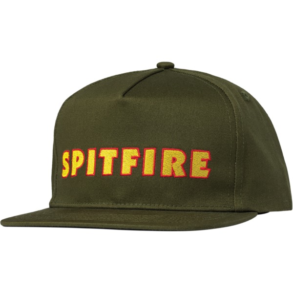 Spitfire Wheels LTB Script Olive Hat - Adjustable