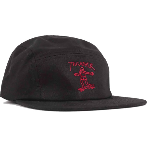 Thrasher Magazine Gonz Logo Hat in Black / Red