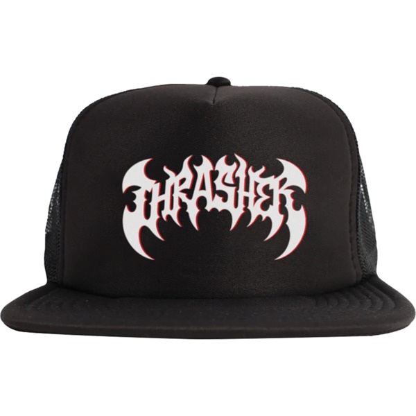 Thrasher Magazine Heavy Metal Black Hat - Adjustable Thrasher Magazine Heavy Metal Black Hat - Adjustable