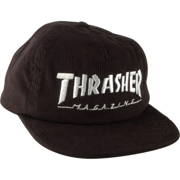 Thrasher Magazine Mag Logo Black Cord 