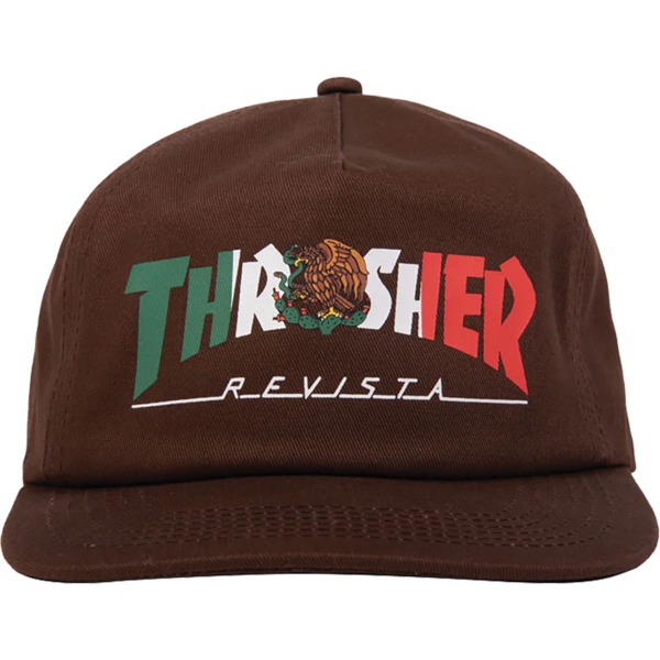 Thrasher Magazine Mexico Revista Brown Hat - Adjustable Thrasher Magazine Mexico Revista Brown Hat - Adjustable