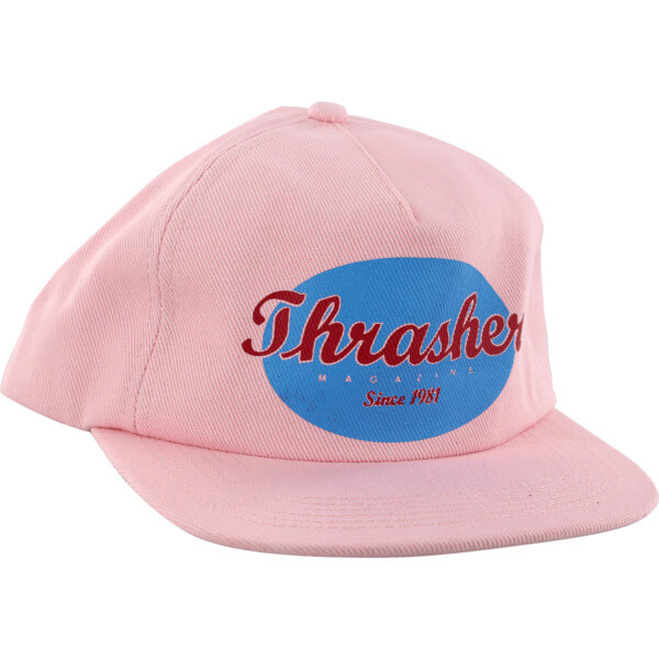 Thrasher Magazine Oval Pink Hat 