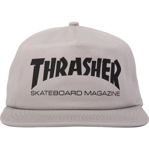 Thrasher Magazine Skate Mag Grey / Black Hat - Adjustable Thrasher Magazine Skate Mag Grey / Black Hat - Adjustable