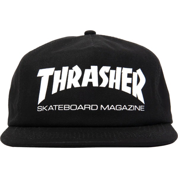Thrasher Magazine Skate Mag Black / White Hat - Adjustable Thrasher Magazine Skate Mag Black / White Hat - Adjustable