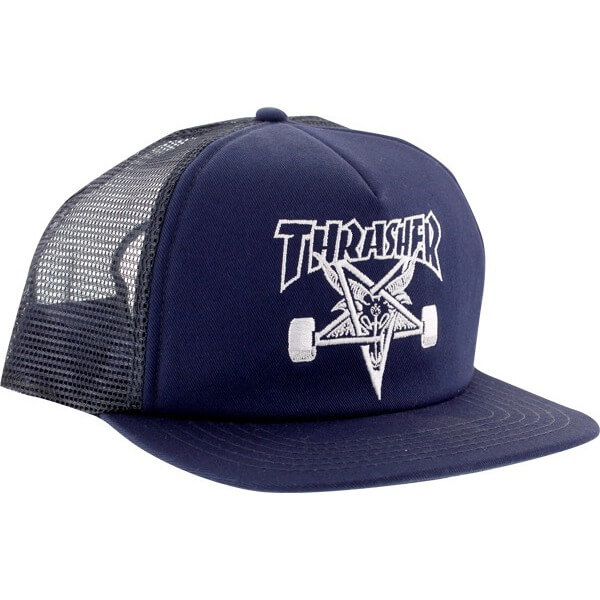 Thrasher Magazine Sk8 Goat Navy Mesh 