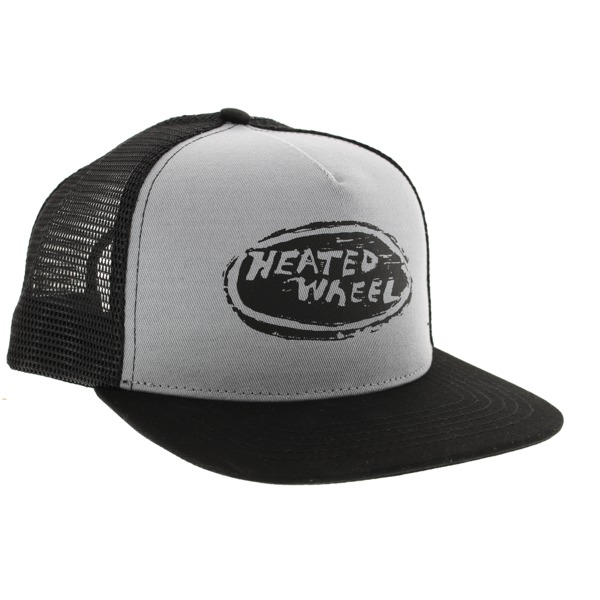 The Heated Wheel Skateboards Oval Grey / Black Hat - Adjustable