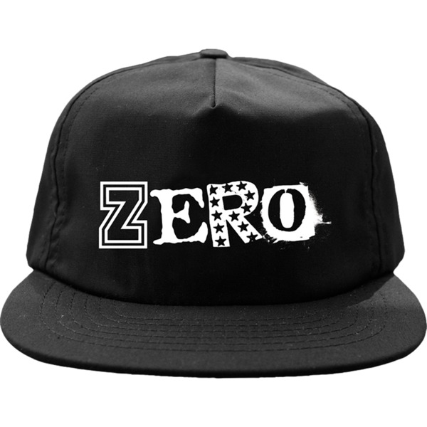 Zero Skateboards Legacy Ransom Hat in Blach / White