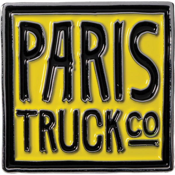 Paris Truck Co. Hipster Logo Yellow Skate Sticker