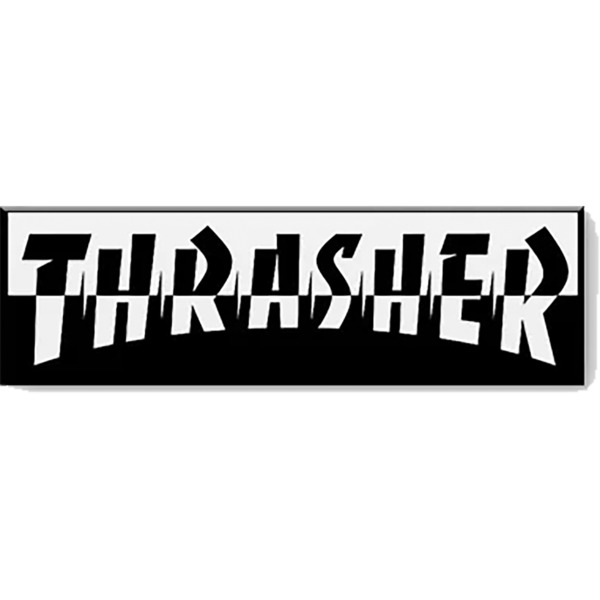 Thrasher Magazine Mixtape Black / White Pin Thrasher Magazine Mixtape Black / White Pin
