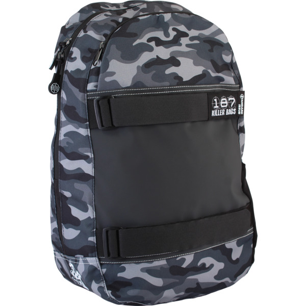 187 Killer Pads Standard Issue Backpack in Charcoal Camo