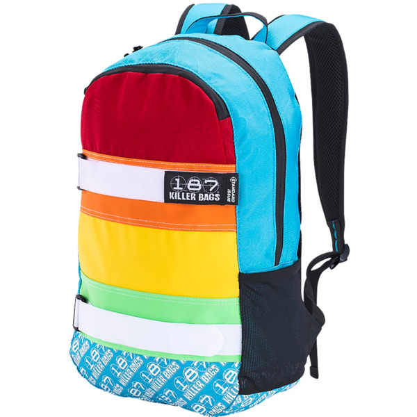 187 Killer Pads Standard Issue Backpack in Rainbow