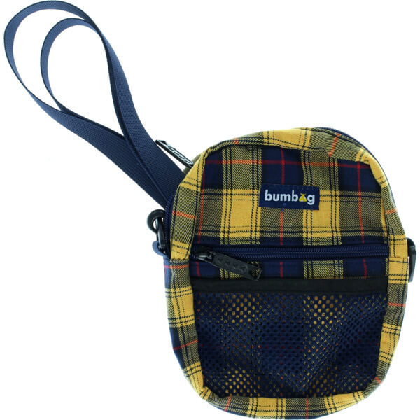 yellow plaid fanny pack