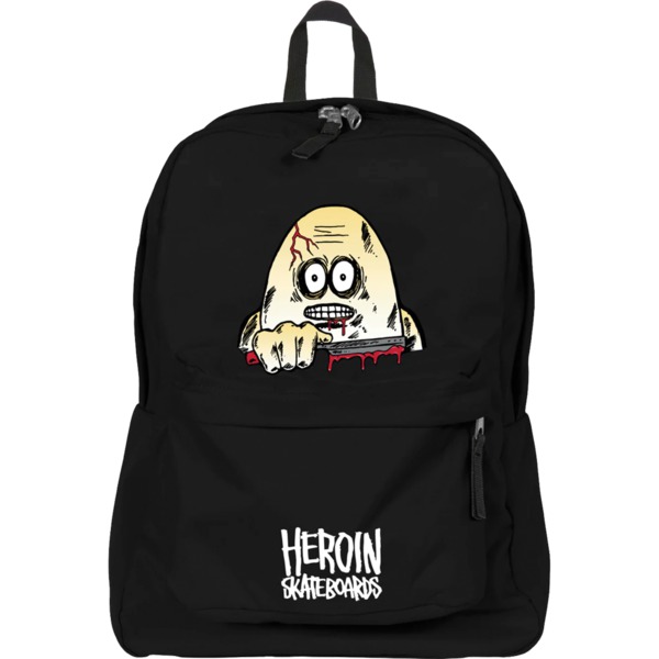 Heroin Skateboards Razor Egg Black Backpack