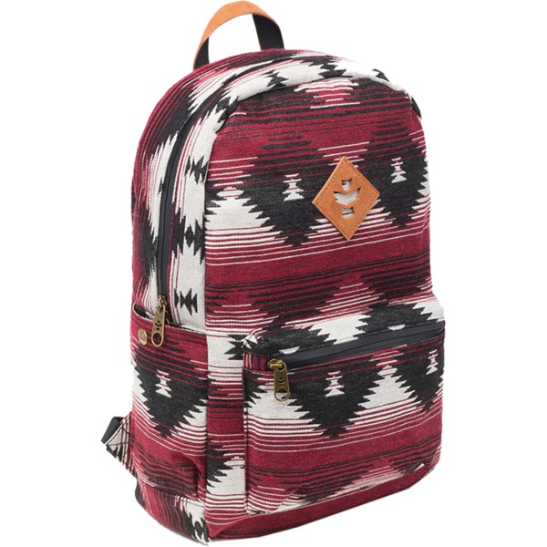 Revelry Supply 18L Explorer Backpack in Maroon Pattern