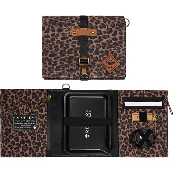 Revelry Supply Rolling Kit in Leopard