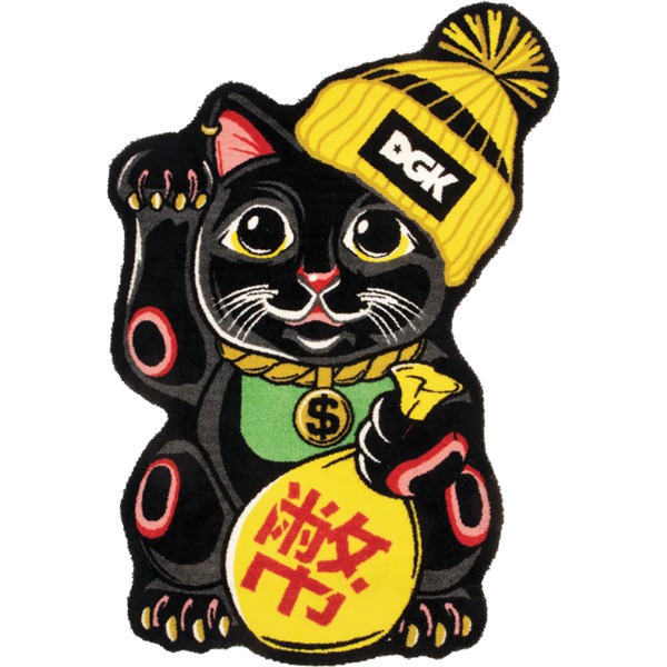 DGK Skateboards Lucky Cat Rug - 35" x 24" DGK Skateboards Lucky Cat Rug - 35" x 24"