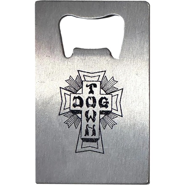 Dogtown Skateboards Cross Logo Silver Keychain