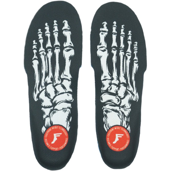 Footprint Insoles Kingfoam Orthotics Fluid-X Skeleton Black Shoe Insoles - 5/5.5