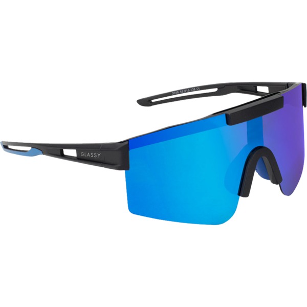 Glassy Sunhaters Salt Sunglasses in Black / Blue