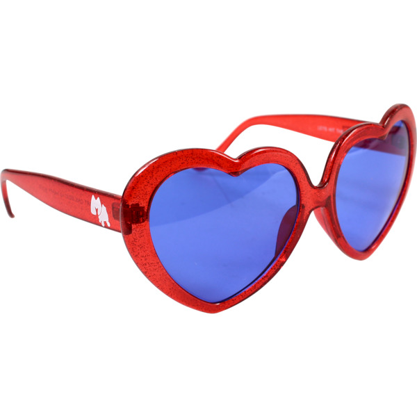 Happy Hour Skateboards Heart Ons Red Sunglasses