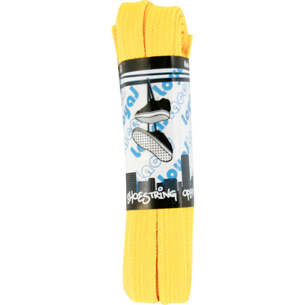 Loyal Laces Single Set Vanilla Yellow Shoe Laces Warehouse Skateboards