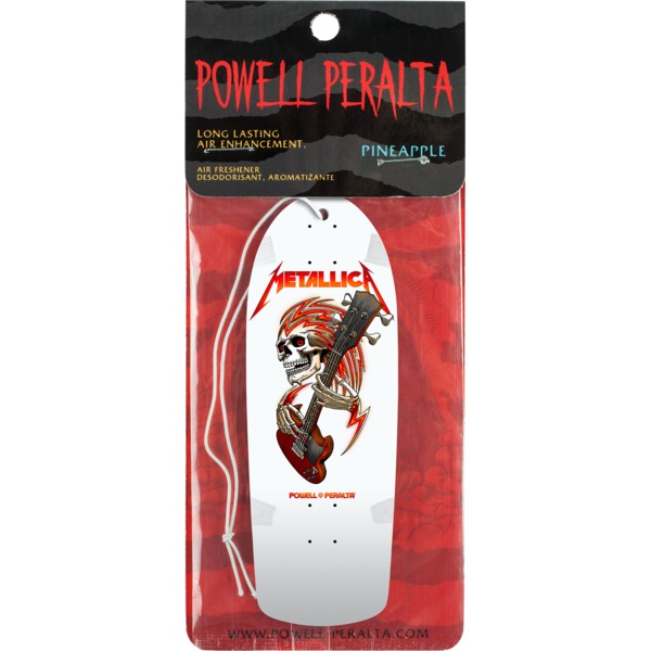 Powell Peralta Metallica White Air Freshener