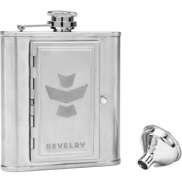 Revelry Supply The Accomplice Silver Flask