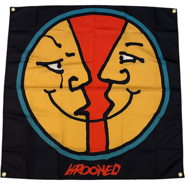 Krooked Skateboards Moonface Lavender Banner