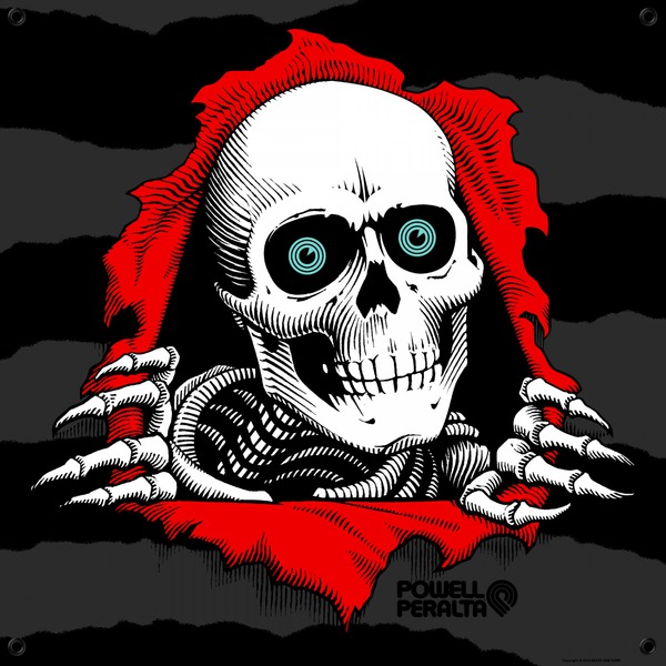Powell Peralta 30 Black / Grey / Red / White Banner Powell Peralta 30 Black / Grey / Red / White Banner