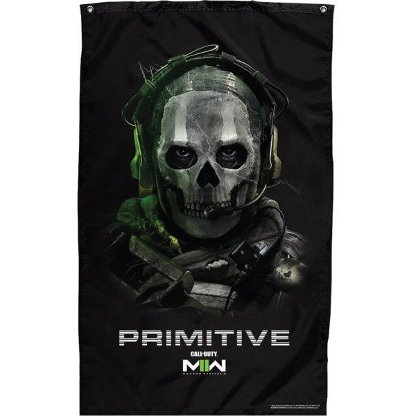 Primitive Skateboarding Ghost Black Banner