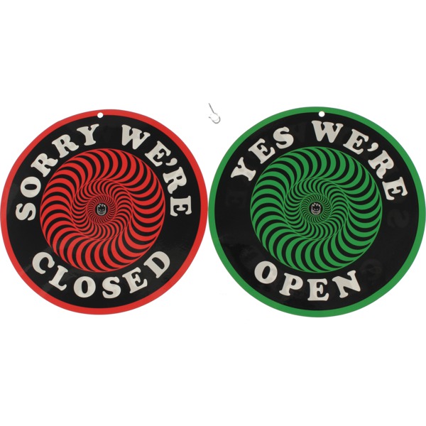 Spitfire Wheels OG Classic Open / Close Sign Banner
