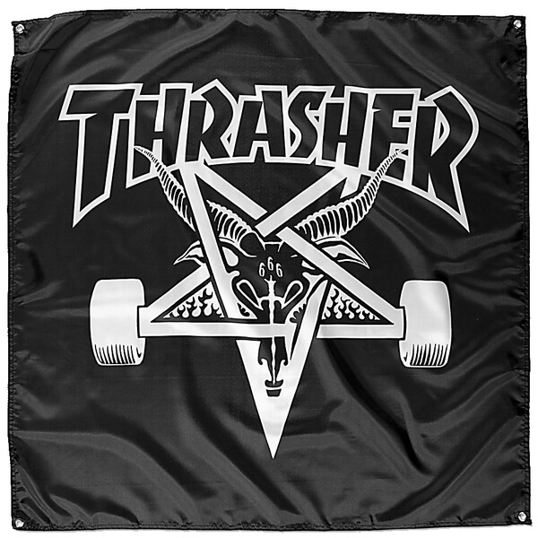 Thrasher Magazine Sk8 Goat Banner