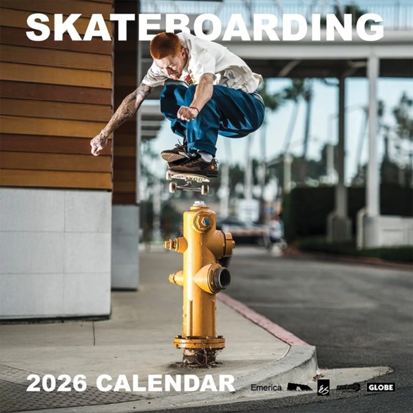 Miscellaneous 2026 Skateboarding Calendar Miscellaneous 2026 Skateboarding Calendar
