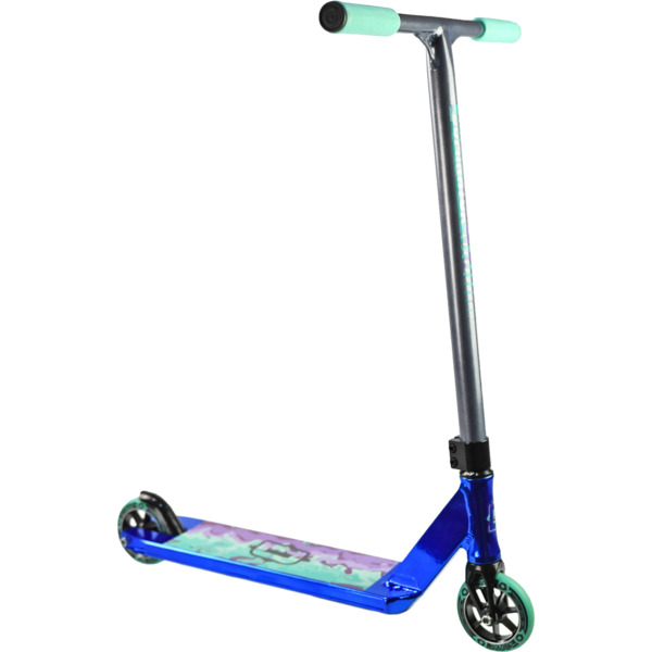 Dominator Action Sports Team Navy Chrome Complete Scooter