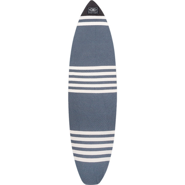 Ocean & Earth Fish Stretch Denim Blue Fish Surfboard Sock - Fits 1 Board - 6'