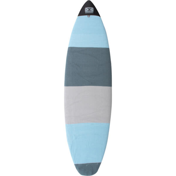 Ocean & Earth Fish Stretch Blue Stripe Fish Surfboard Sock - Fits 1 Board - 6'6"