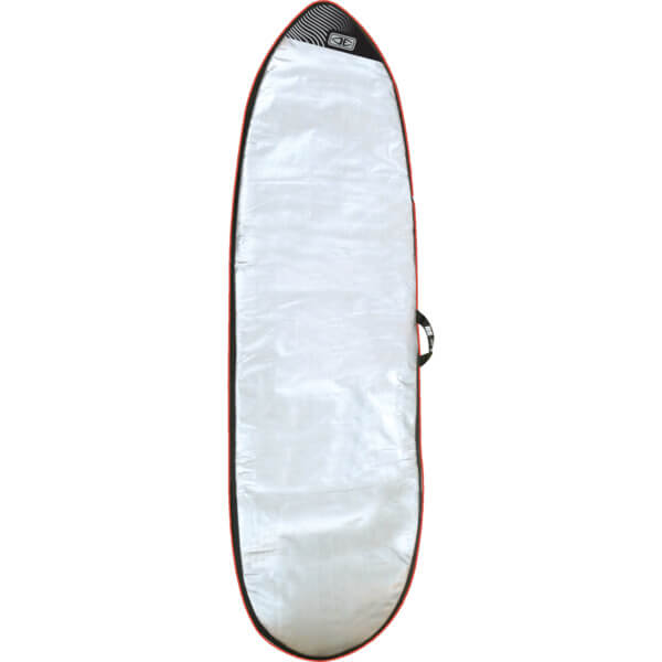 Ocean & Earth Barry Basic Silver Fish Surfboard Bag - Fits 1 Board - 27" x 5'8"