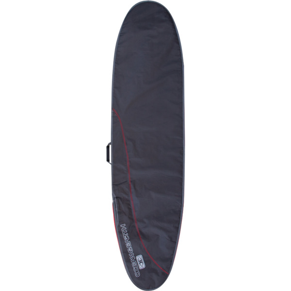 Ocean & Earth Aircon Black / Red / Grey Longboard Board Bag - Fits 1 Board - 7'