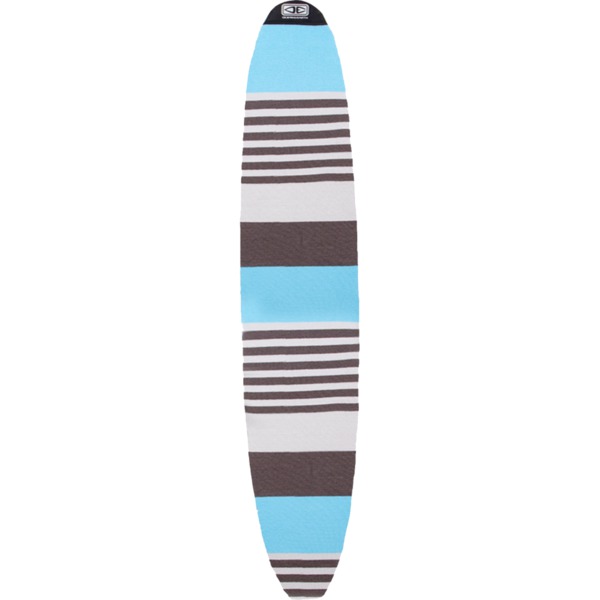 Ocean & Earth Longboard Stretch Sky Blue Stripe Board Sock - Fits 1 Board - 8'
