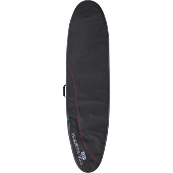 Ocean & Earth Compact Day Black / Red Longboard Surfboard Bag - Fits 1 Board - 26" x 8'6"