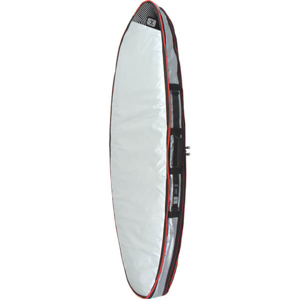 Ocean & Earth Barry Basic Silver Double Shortboard Board Bag - 1-3 Boards - 22" x 6'