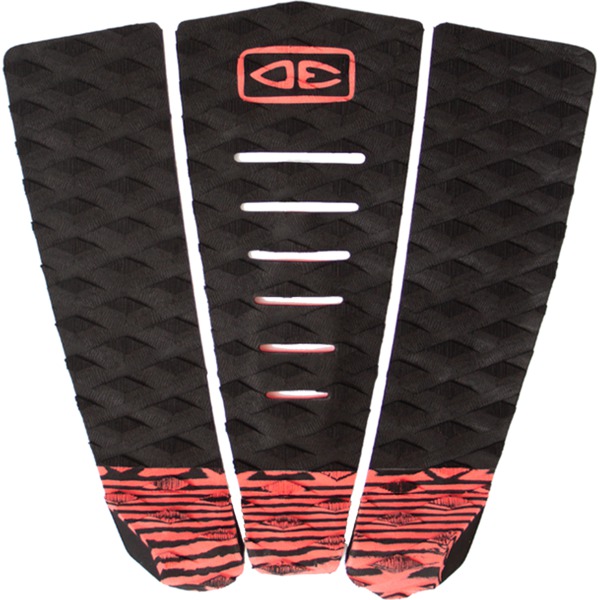 Ocean & Earth Simple Jack 2021 Black / Coral Tail Pad - 3 Piece