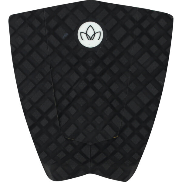 Stay Covered Shortboard Black Surfboard Traction Pad - 3 Piece