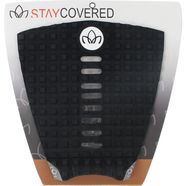 Stay Covered Decoy Black Surfboard Traction Pad - 3 Piece