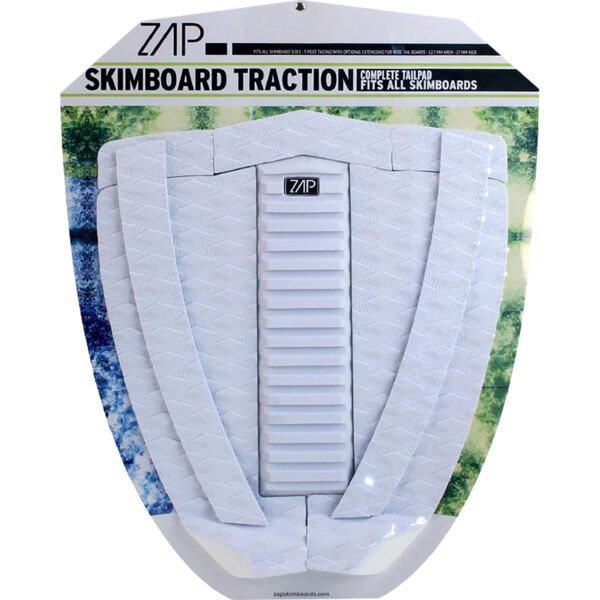 Zap Skimboards Deluxe White Skimboard Traction Pad