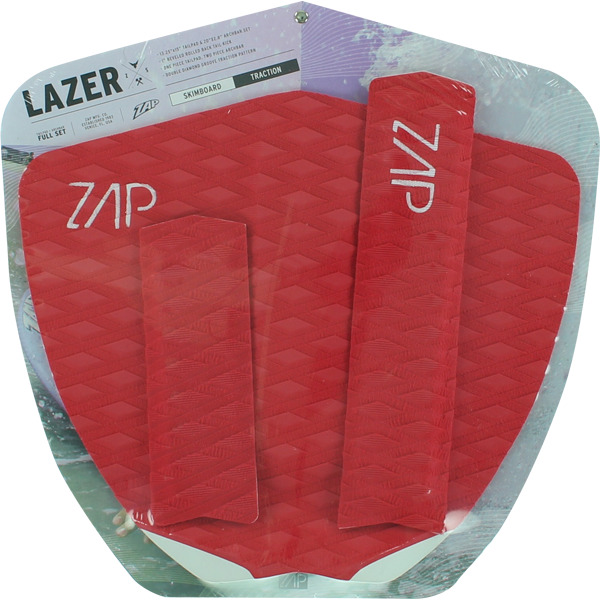 Zap Skimboards Lazer Red Tail / Arch Bar Set